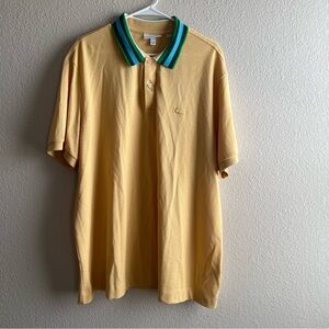 Lacoste Men’s Regular Fit Striped Collar Cotton Piqué Polo - 4XL